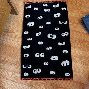 Halloween Hand Towel Ghosts Bats Eyes Caro Home